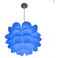 Trade Shop - RUNDE HÄNGELAMPE MODERN ORIGAMI FLORAL EFFEKT - Blau von TRADE SHOP TRAESIO