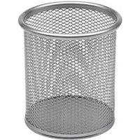 Trade Shop - RUNDE METALLGITTER 8.5X10 BÜRO SCHREIBTISCH STIFTHALTER - von TRADE SHOP TRAESIO