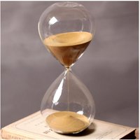 Trade Shop - SANDUHR GLAS DESIGN TIMER FARBIGER SAND ZEITDAUER 5 MINUTEN - Trade Shop - SANDUHR GLAS DESIGN TIMER FARBIGER SAND ZEITDAUER 5 MINUTEN - von TRADE SHOP TRAESIO