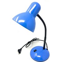 Trade Shop - SCHREIBTISCHLAMPE MIT FLEXIBLER ARM-TISCHLEUCHTE FÜR SCHLAFZIMMERFARBE - Blau von TRADE SHOP TRAESIO