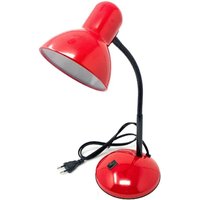 Trade Shop - SCHREIBTISCHLAMPE MIT FLEXIBLER ARM-TISCHLEUCHTE FÜR SCHLAFZIMMERFARBE - Rot Trade Shop - SCHREIBTISCHLAMPE MIT FLEXIBLER ARM-TISCHLEUCHTE FÜR SCHLAFZIMMERFARBE - Rot von TRADE SHOP TRAESIO