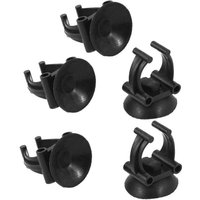 Trade Shop - SCHWARZER SAUGNAPF 8 STÜCK CLIP 3CM ROHR EDEN6433 AQUARIUM SAUGNÄPFE FILTERHALTER PUMPE - von TRADE SHOP TRAESIO
