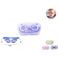 Trade Shop - SCHWIMMBRILLE MIT KAPPE POOL MEER SPORT SOMMER KINDER 14CM 71558 - von TRADE SHOP TRAESIO