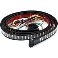 Trade Shop - SELBSTKLEBENDE LED-BELEUCHTUNGSSTREIFEN ROT GELB WEISS 1,5 MT AUTO Q-LED2800 - von TRADE SHOP TRAESIO