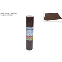 Trade Shop - SET 20 STÜCK TISCHDECKEN TRÄNE TISCHDECKEN LÄUFER TNT ROLLER 30 X 40 CM BRAUN - von TRADE SHOP TRAESIO