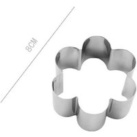 Trade Shop - SET 6 STÜCK KUCHENFORMEN BLUME KEKSE KUCHEN DEKORATION FORMEN 8 CM 98928 - von TRADE SHOP TRAESIO