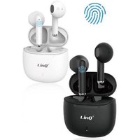 Trade Shop - SET DOPPEL HEADSET BLUETOOTH MINI HEADSET MIT LADEBOX TWS77 POP UP TOUCH - von TRADE SHOP TRAESIO