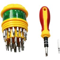 Trade Shop - SET MIT 31 AUSTAUSCHBAREN PRÄZISIONS-TORX-SCHRAUBENDREHERN FÜR PC-UHREN - Trade Shop - SET MIT 31 AUSTAUSCHBAREN PRÄZISIONS-TORX-SCHRAUBENDREHERN FÜR PC-UHREN - von TRADE SHOP TRAESIO