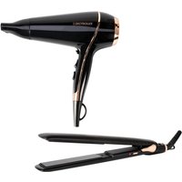 Trade Shop - Professionelles Set Haartrockner Phon 2100 W + Glätten Haarteller 35 W - von TRADE SHOP TRAESIO