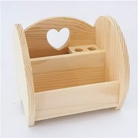 Trade Shop - STIFTHALTER RUND HERZ HOLZ SCHREIBTISCH ORGANIZER STIFTHALTER HOME OFFICE - Trade Shop - STIFTHALTER RUND HERZ HOLZ SCHREIBTISCH ORGANIZER STIFTHALTER HOME OFFICE - von TRADE SHOP TRAESIO