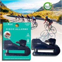 Trade Shop - Scheibenschloss, Vorhängeschloss mit akustischem Alarm, Diebstahlschutz für Motorräder, CX-9566 - von TRADE SHOP TRAESIO
