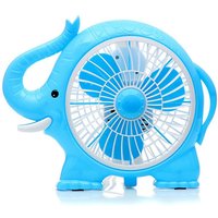 Trade Shop - TISCHVENTILATOR 3 VENTILATOREN ELEFANTENFÖRMIG LEISE FARBIG 8" - Trade Shop - TISCHVENTILATOR 3 VENTILATOREN ELEFANTENFÖRMIG LEISE FARBIG 8" - von TRADE SHOP TRAESIO