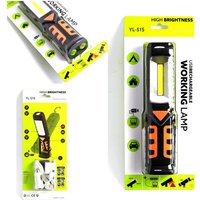 Trade Shop - TRAGBARE, WIEDERAUFLADBARE LED STRIP COB TORCH - SCHWENKBARE BASIS UND HAKEN - von TRADE SHOP TRAESIO