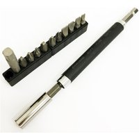 Trade Shop Traesio - Trade Shop - kit set 14 in 1 schraubendreher mit austauschbaren einsatzspitzen 14 stk. diy - von TRADE SHOP TRAESIO