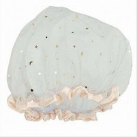 Trade Shop Traesio - Trade Shop - 2 Stück elastische Duschhaube Bad hellrosa Rand Sterne Haarschutz 79609 - Trade Shop Traesio - Trade Shop - 2 Stück elastische Duschhaube Bad hellrosa Rand Sterne Haarschutz 79609 - von TRADE SHOP TRAESIO