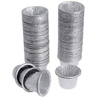 Trade Shop Traesio - Trade Shop - 20 stücke aluminium form tassen einweg tabletts für muffins pudding süssigkeiten kuchen - Trade Shop Traesio - Trade Shop - 20 stücke aluminium form tassen einweg tabletts für muffins pudding süssigkeiten kuchen - von TRADE SHOP TRAESIO
