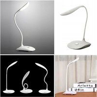 Trade Shop Traesio - Trade Shop - 20 weisse led tischlampe einstellbar ergonomisches nackenlicht flexibel - von TRADE SHOP TRAESIO