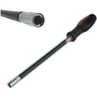 Trade Shop Traesio - Trade Shop - 300MM flexibler schraubendreher weiblich sechskant 7MM - von TRADE SHOP TRAESIO