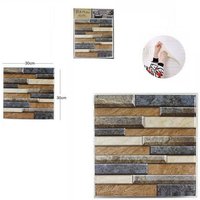 Trade Shop Traesio - Trade Shop - 3D wandfliese selbstklebend wandplatte 30X30CM 64382 - von TRADE SHOP TRAESIO