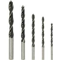 Trade Shop Traesio - Trade Shop - 5-teiliges Bohrer-Set zum Bohren von Löchern in Eisen, 4-5-6-7-8 mm - Trade Shop Traesio - Trade Shop - 5-teiliges Bohrer-Set zum Bohren von Löchern in Eisen, 4-5-6-7-8 mm - von TRADE SHOP TRAESIO