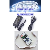 Trade Shop Traesio - Trade Shop - 5M smd 5630 led streifen + stromversorgung 5A + dimmer fernbedienung - von TRADE SHOP TRAESIO