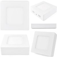 Trade Shop Traesio - Trade Shop - Deckenstrahler Rund led Strahler 6-12-18-24 Watt Kalt Warm - Platz von TRADE SHOP TRAESIO