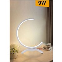 Trade Shop Traesio - Trade Shop - lume led 9W tischlampe stilisierter lampenschirm weisses licht 3000K 6500K 4000K D30 - von TRADE SHOP TRAESIO