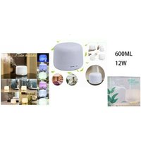 Trade Shop Traesio - Trade Shop - Aromatherapie 7 led Ultraschall Luftbefeuchter Luftreiniger 600ml Diffusor - von TRADE SHOP TRAESIO