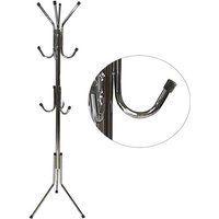 Trade Shop Traesio - Trade Shop - Bodengarderobe 170 cm Chrom Garderobenständer 11 Haken Bodengarderobe - Trade Shop Traesio - Trade Shop - Bodengarderobe 170 cm Chrom Garderobenständer 11 Haken Bodengarderobe - von TRADE SHOP TRAESIO