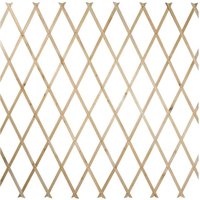Trade Shop Traesio - Trade Shop - Holzbinder, ausziehbar, Netz, Kletterpflanzen, Zaun, 180 x 60 cm, 129682 - von TRADE SHOP TRAESIO