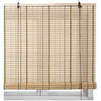 Trade Shop Traesio - Trade Shop - Jalousie Bambus 150x200cm Rollladen Markise Verdunkelung - von TRADE SHOP TRAESIO