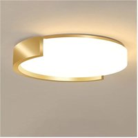 Trade Shop Traesio - Trade Shop - LED-Deckenleuchte 24 w Gold Circle Modernes Design Runde Deckenleuchte Kaltlicht 50125 - Trade Shop Traesio - Trade Shop - LED-Deckenleuchte 24 w Gold Circle Modernes Design Runde Deckenleuchte Kaltlicht 50125 - von TRADE SHOP TRAESIO