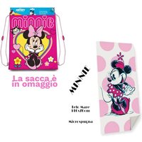 Trade Shop Traesio - Trade Shop - Strandtuch aus Baumwolle mit Minnie Mouse + Gratis-Taschenhandtuch für Strand und Pool - Trade Shop Traesio - Trade Shop - Strandtuch aus Baumwolle mit Minnie Mouse + Gratis-Taschenhandtuch für Strand und Pool - von TRADE SHOP TRAESIO