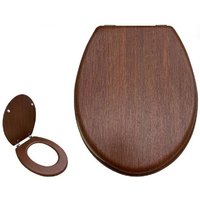 Trade Shop Traesio - Trade Shop - wc-sitz universal badezimmer holz mit scharniere widerstandsfähig 52948A - -3,5 - von TRADE SHOP TRAESIO
