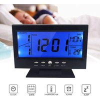 Trade Shop Traesio - Trade Shop - Wecker, Tischuhr, großes LCD-Display, LED-Hintergrundbeleuchtung - Trade Shop Traesio - Trade Shop - Wecker, Tischuhr, großes LCD-Display, LED-Hintergrundbeleuchtung - von TRADE SHOP TRAESIO