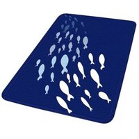 Trade Shop Traesio - Trade Shop - anti-rutsch-teppich stoff badmöbel 40X60CM blau fisch 69873 - Trade Shop Traesio - Trade Shop - anti-rutsch-teppich stoff badmöbel 40X60CM blau fisch 69873 - von TRADE SHOP TRAESIO
