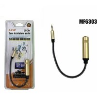 Trade Shop - audio adapter kabel klinke 3.5MM männlich - 6.35MM weiblich 20CM lang linq MF6303 - Trade Shop - audio adapter kabel klinke 3.5MM männlich - 6.35MM weiblich 20CM lang linq MF6303 - von TRADE SHOP TRAESIO