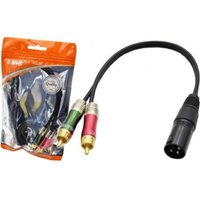 Trade Shop Traesio - Trade Shop - audio adapter kabel xlr stecker auf 2 rca 30CM für mikrofon splitter KL-9245 - Trade Shop Traesio - Trade Shop - audio adapter kabel xlr stecker auf 2 rca 30CM für mikrofon splitter KL-9245 - von TRADE SHOP TRAESIO