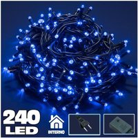 Trade Shop Traesio - Trade Shop - beleuchtung weihnachts led lichterkette 240 blauen leds mit 7 mini-glühwürmchen-spielen - Trade Shop Traesio - Trade Shop - beleuchtung weihnachts led lichterkette 240 blauen leds mit 7 mini-glühwürmchen-spielen - von TRADE SHOP TRAESIO