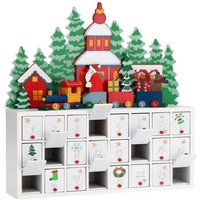 Trade Shop Traesio - Trade Shop - calendar des tranino natalizio di babbo natale in legno 24 cassetti - Trade Shop Traesio - Trade Shop - calendar des tranino natalizio di babbo natale in legno 24 cassetti - von TRADE SHOP TRAESIO