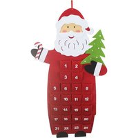 Trade Shop Traesio - Trade Shop - calendarien von natal babbo figur 90CM in feltro natalizie dekorationen - von TRADE SHOP TRAESIO