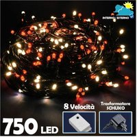Trade Shop Traesio - Trade Shop - catena luminosa 750 luci led white caldo und rosso controller 8 functions - Trade Shop Traesio - Trade Shop - catena luminosa 750 luci led white caldo und rosso controller 8 functions - von TRADE SHOP TRAESIO