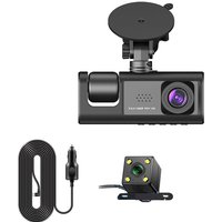 Trade Shop - dashcam 3-WEGE-FRONTKAMERA 3CH hd 1080P auto dvr videokamera-recorder - von TRADE SHOP TRAESIO