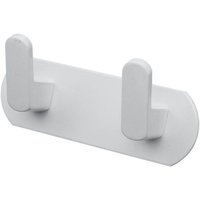 Trade Shop - weiss mit 2 ganci appendization portasciugamano bagno casa kitchen bianco 59741 - von TRADE SHOP TRAESIO