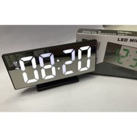 Trade Shop Traesio - Trade Shop - datum wecker DS-3618L lcd digital tischthermometer spiegel - von TRADE SHOP TRAESIO