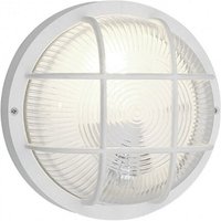 Trade Shop Traesio - Trade Shop - deckenleuchte rund weiss schildpatt grille glocke glas E27 fassung - von TRADE SHOP TRAESIO