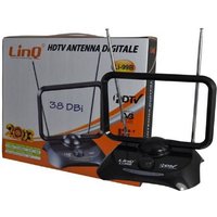 Trade Shop Traesio - Trade Shop - digitale tv-antenne dvb-t verstärkt 38DBI full hd vhf uhf tragbares auto LI-99B - von TRADE SHOP TRAESIO