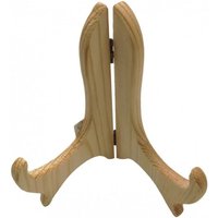Trade Shop Traesio - Trade Shop - displayständer 14CM 6'' helles holz klapptischständer haken - von TRADE SHOP TRAESIO