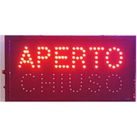 Trade Shop Traesio - Trade Shop - dynamisch beleuchtetes led-schild mit wahltaste 'offen' oder 'geschlossen' 50X25 cm - Trade Shop Traesio - Trade Shop - dynamisch beleuchtetes led-schild mit wahltaste 'offen' oder 'geschlossen' 50X25 cm - von TRADE SHOP TRAESIO