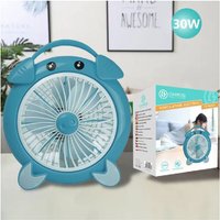 Trade Shop Traesio - Trade Shop - elektrischer ventilator 30 watt 3 ventilatoren leise farbig tisch TX-9280 - Trade Shop Traesio - Trade Shop - elektrischer ventilator 30 watt 3 ventilatoren leise farbig tisch TX-9280 - von TRADE SHOP TRAESIO